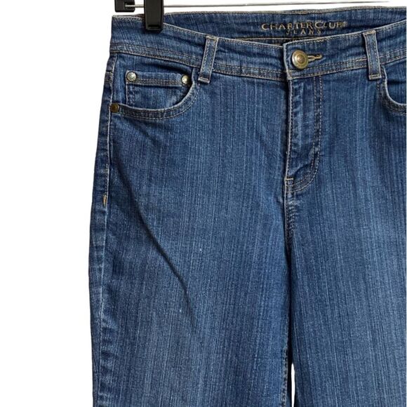 Charter Club Women's Classic Fit Jeans Size 6P Short Straight Leg - Picture 4 of 14